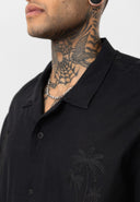 Dave Oversize Lapel Collar Short Sleeve Shirt