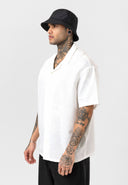 Dave Oversize Lapel Collar Short Sleeve Shirt