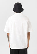 Dave Oversize Lapel Collar Short Sleeve Shirt
