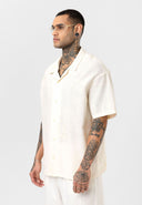 Dave Oversize Lapel Collar Short Sleeve Shirt