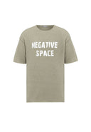 Rene Oversize Crewneck Motto Printed Short Sleeve T-shirt