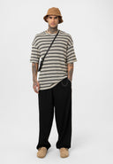 Marc Oversize Crewneck Striped Short Sleeve T-shirt