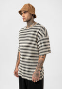 Marc Oversize Crewneck Striped Short Sleeve T-shirt