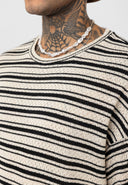 Marc Oversize Crewneck Striped Short Sleeve T-shirt