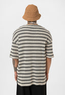Marc Oversize Crewneck Striped Short Sleeve T-shirt