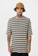 Marc Oversize Crewneck Striped Short Sleeve T-shirt