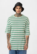 Marc Oversize Crewneck Striped Short Sleeve T-shirt