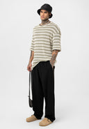 Marc Oversize Crewneck Striped Short Sleeve T-shirt