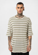 Marc Oversize Crewneck Striped Short Sleeve T-shirt