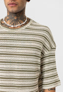 Marc Oversize Crewneck Striped Short Sleeve T-shirt