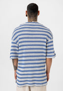 Marc Oversize Crewneck Striped Short Sleeve T-shirt