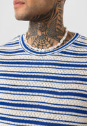 Marc Oversize Crewneck Striped Short Sleeve T-shirt
