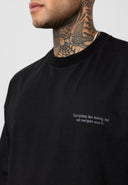 Bert Oversize Short Sleeve Crewneck Print Detailed T-shirt