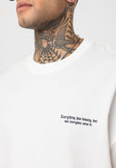 Bert Oversize Short Sleeve Crewneck Print Detailed T-shirt