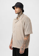 Joris Oversize Lapel Collar Short Sleeve Shirt