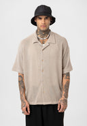 Joris Oversize Lapel Collar Short Sleeve Shirt