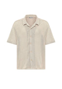 Joris Oversize Lapel Collar Short Sleeve Shirt