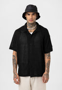 Joris Oversize Lapel Collar Short Sleeve Shirt
