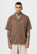 Joris Oversize Lapel Collar Short Sleeve Shirt