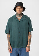 Joris Oversize Lapel Collar Short Sleeve Shirt