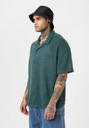Joris Oversize Lapel Collar Short Sleeve Shirt