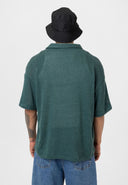 Joris Oversize Lapel Collar Short Sleeve Shirt