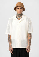 Joris Oversize Lapel Collar Short Sleeve Shirt