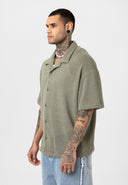Joris Oversize Lapel Collar Short Sleeve Shirt