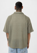 Joris Oversize Lapel Collar Short Sleeve Shirt