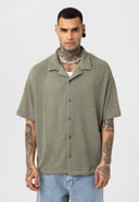 Joris Oversize Lapel Collar Short Sleeve Shirt