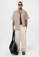 Gerard Oversize Lapel Collar Short Sleeve Shirt