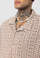 Gerard Oversize Lapel Collar Short Sleeve Shirt