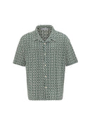 Gerard Oversize Lapel Collar Short Sleeve Shirt