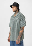 Gerard Oversize Lapel Collar Short Sleeve Shirt