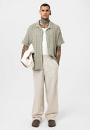 Gerard Oversize Lapel Collar Short Sleeve Shirt