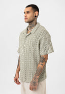 Gerard Oversize Lapel Collar Short Sleeve Shirt