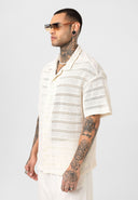 Lucas Oversize Lapel Collar Short Sleeve Shirt