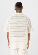 Lucas Oversize Lapel Collar Short Sleeve Shirt