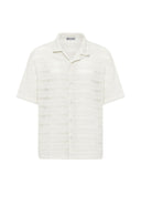 Lucas Oversize Lapel Collar Short Sleeve Shirt