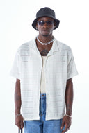 Lucas Oversize Lapel Collar Short Sleeve Shirt