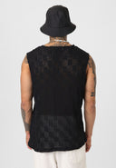 Ricardo Oversize Crewneck Sleeveless T-Shirt