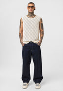 Ricardo Oversize Crewneck Sleeveless T-Shirt
