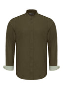 Deyvid Regular Fit Mandarin Collar Shirt