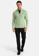 Textured Full Zip Cardigan