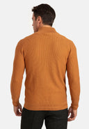 Textured Full Zip Cardigan