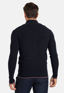 Textured Full Zip Cardigan