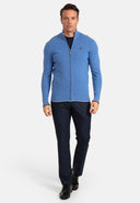 Textured Full Zip Cardigan