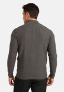 Textured Full Zip Cardigan