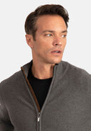 Textured Full Zip Cardigan