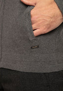 Textured Full Zip Cardigan